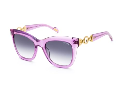 GUESS 100% UV protecetd | Gradient | Medium | Full Rim | Square | Frame: Purple | Lens: Grey