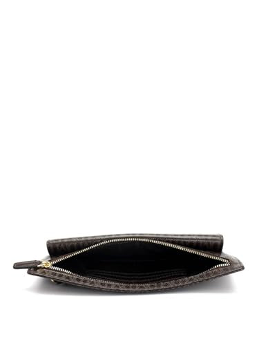 Da Milano Genuine Leather Brown Clutch (Small)