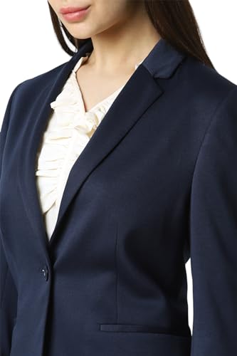 Van Heusen Women's Blazer (VWKZFRGFA53330_Navy