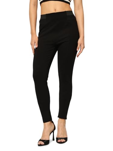 ONLY Women's High-Rise Skinny Fit Legging Anthracite