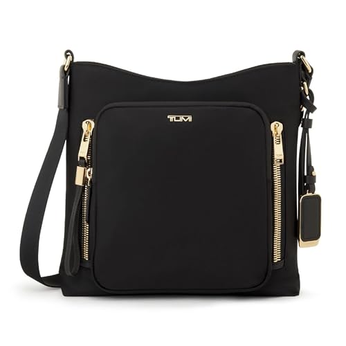TUMI Voyageur Tyler Crossbody, Black/Gold, One Size, Voyageur Tyler Crossbody