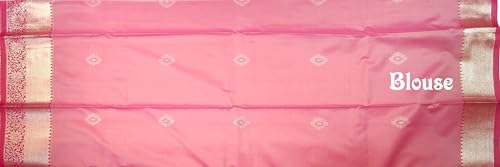 SREE KUMARAN Women's Kanchipuram Silk Pure Pattu Sarees With Blouse (VSK259-6)