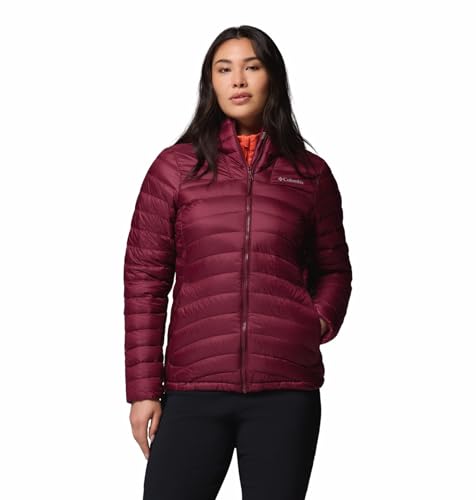 Columbia Women Maroon OmniShield Corelite Down Jacket, XL