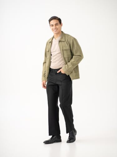 The Pant Project Relaxed Fit Korean Pintuck Pants for Men | Stylish Relax Fit Men's Wear Trousers for Office or Party | Mens Fashion Dress Trouser Pant