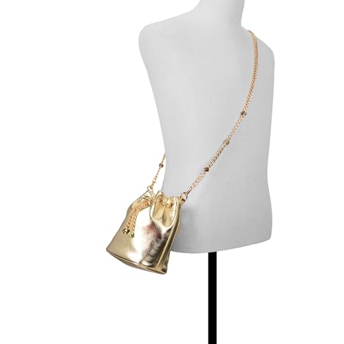 Aldo LLUXEGEM Gold Women's Bucket Bag