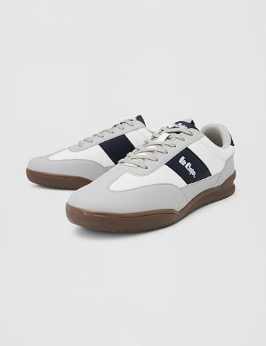 Lee Cooper LC9162A Men's Sneaker Shoes | Lightweight & Comfortable | Stylish Lace-Up Casual Footwear with Cushioned Insole | Perfect for Versatile Outfits_LC9162A_Grey_39EU_5UK