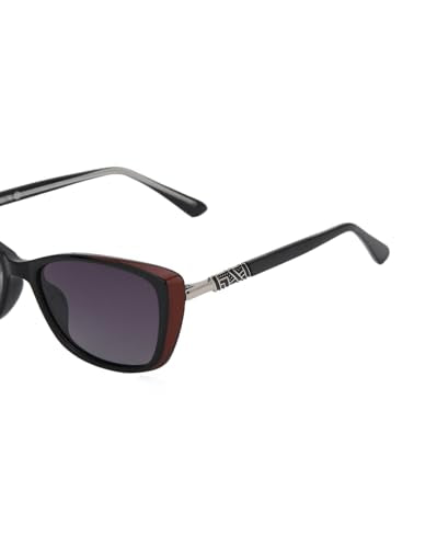 Carlton London Multi Toned with Polarised Lens Butterfly Sunglass for women