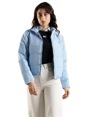 Tommy Hilfiger Women's A-Line Coat (F25JWOT014_Blue_L)
