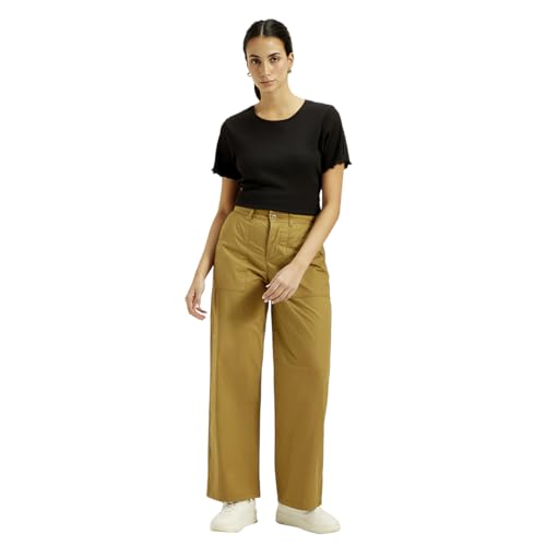 Levi's Women's Loose Casual Pants (002TZ-0001_Marigold
