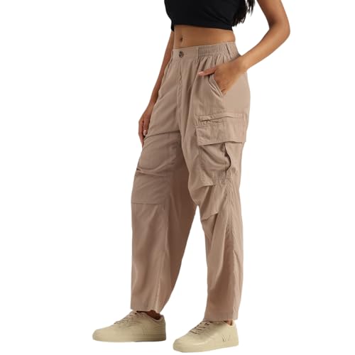 United Colors of Benetton Women's Regular Trousers & Capris (25A4WVNBT208I901_Beige