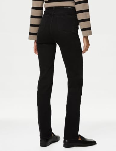 Marks & Spencer Sienna Supersoft Straight Leg Jeans Black