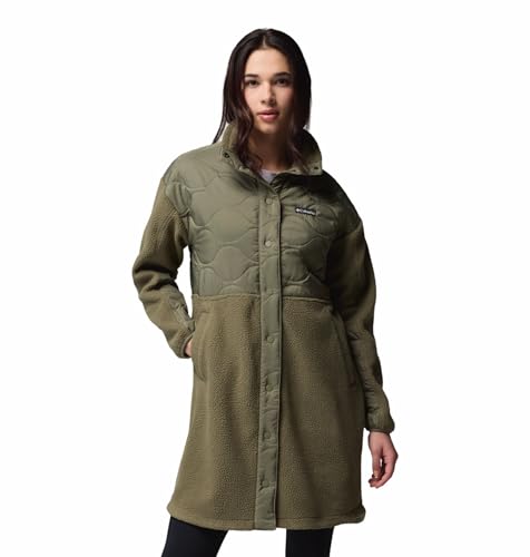 Columbia Women Green Cloud Point Fleece Jacket, XL