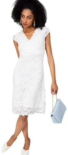 max Women's Nylon A-Line Midi Dress (Off White Ivory)