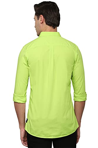 Allen Solly Men's Classic Fit Shirt (Green)