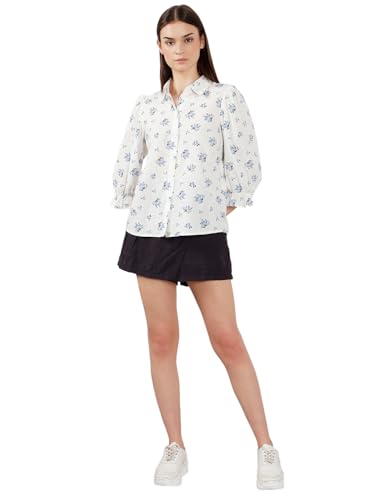 VERO MODA Women's Regular Fit White Shirt