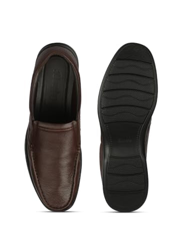 Bata Prime Slipon Men Formal Slip-on Shoes - Dark Brown (8 UK) (8554555)