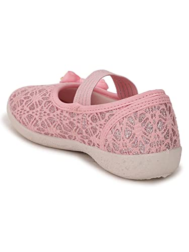 Bubblegummers Girls Slip-on Ballet Flat - Pink (9 UK) (3115241)