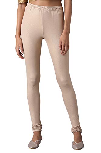 W for Woman Pale Beige Knitted Churidar_24CRW1094-46971_M