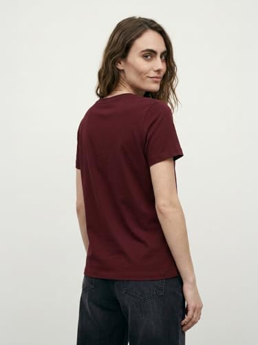 Max Women Foil Print T-Shirt (Red_XXL)