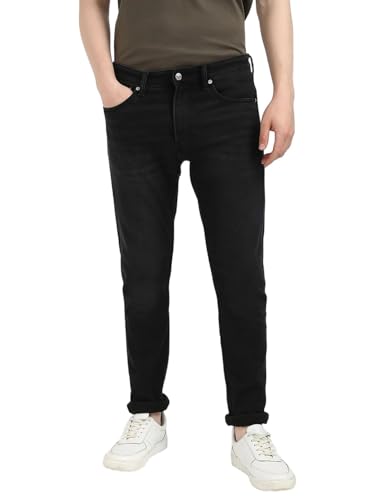 Calvin Klein Jeans Men's Tapered Jeans (J3264171BY_Washed Black