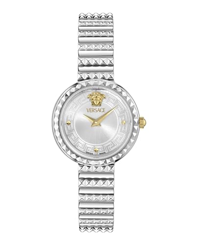 Versace Newness 28 mm Size Silver Dial Women Analog Watch - VEDFA0124