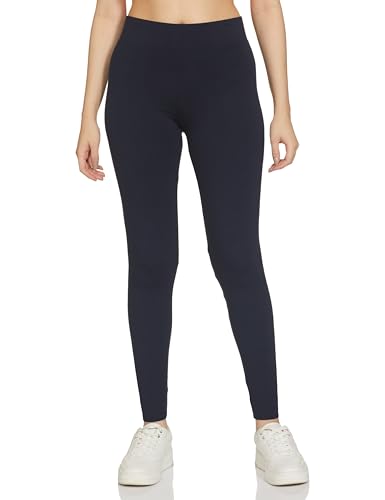 Marks & Spencer Women's Regular Casual Pants (T57_8576_Navy_10)