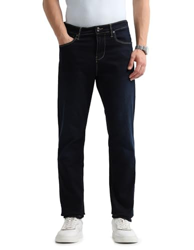 Arrow New York Men's Regular Jeans (ANAKJN2671_Navy