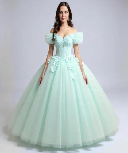 ThreadTexture Designer Princess Bridal Gown Mint Green