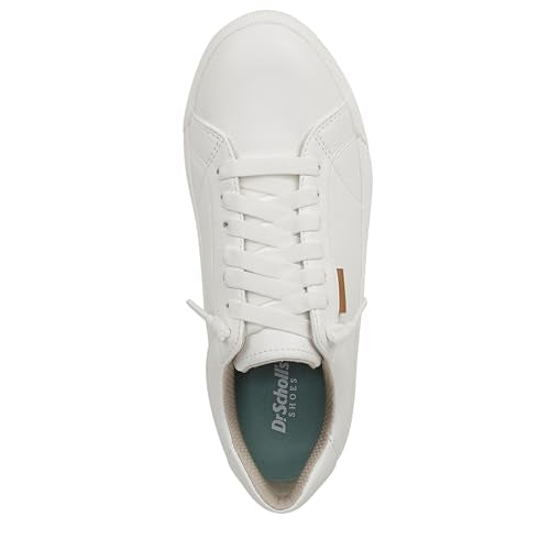 Dr. Scholl's Shoes Womens Time Off Go, White Smooth, 6.5