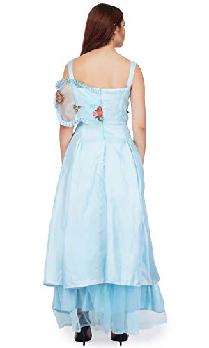 MITSHI Floral Embroidered Designer Gown Sizes-S-M-L