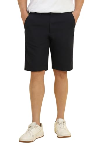 Allen Solly Men's Bermuda Shorts (ASSRQRGF832477_Black