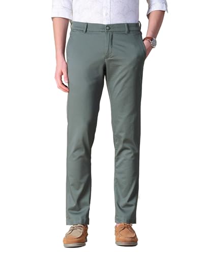 U.S.Polo Association Men's Satin Relaxed Fit Trousers (USTROO1026_Grey_30)