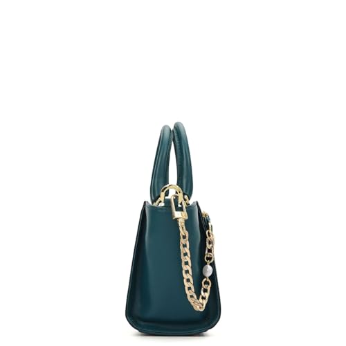 Da Milano Leather Sling Bag for Women - Black (Extra Small) (LSB-02617)