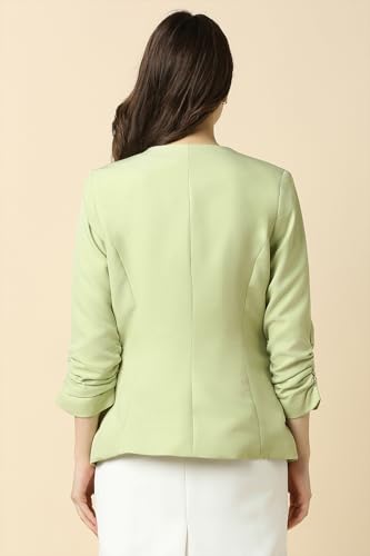 Allen Solly Women Green Blazer