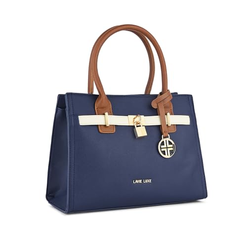 Lavie Luxe Women's Strap Medium Satchel Bag for Women | Satchel Handbag for Work | Ladies purse | Stylish Shoulder Bag | Gift for Women