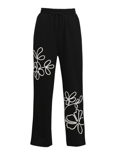 VERO MODA Women's Relaxed Fit Pants Jet Black
