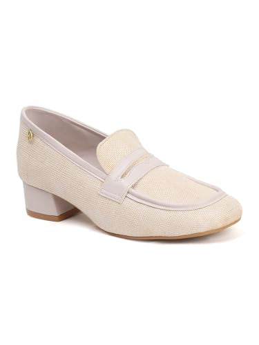 ELLE Women Fashion Pump,Cream,UK-3