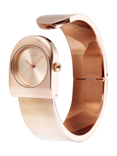 Fastrack Vyb Striker with Quartz Analog Rose Gold Dial Rose Gold Strap Watch for Girls - FV60130WM01W