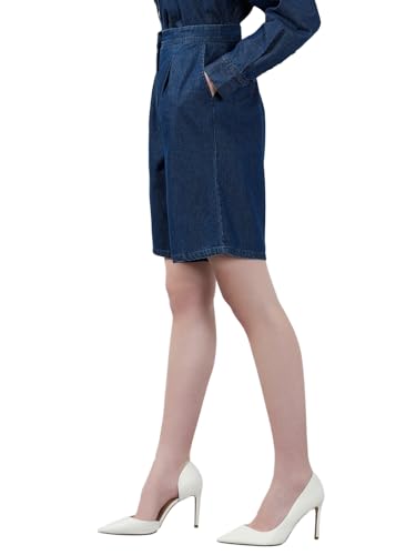 VERO MODA Women Regular Fit Navy Shorts