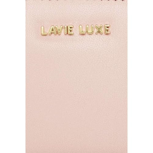 Lavie Zipper Frame PU Women's Casual Wear Wallet (Pink, Small)