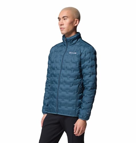 Columbia Men Teal HEAT SEAL Delta Ridge II Down Jacket, M