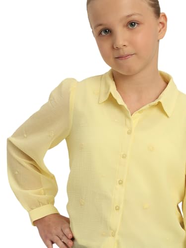 VERO MODA Girl Regular Fit Yellow Shirt