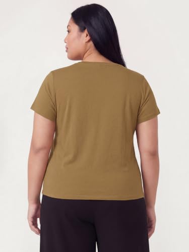 Max Women Printed T-Shirt (Brown_XL)