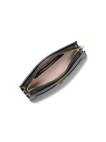Michael Kors Hamiton Extra Small Convertible Crossbody Bag, Gold-Tone Hardware/Urbino Leather/Black
