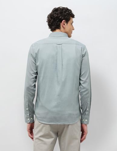 U.S.Polo ASSN. Men's Tailored Fit Shirt (USSHT3141_Olive