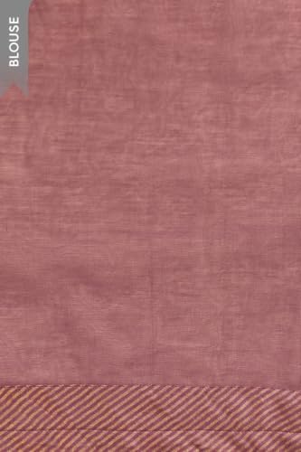 Taneira Purple Pure Silk Cotton Embroidered SareeWith Unstitched Blouse(SAARLCPSC0101-Purple)