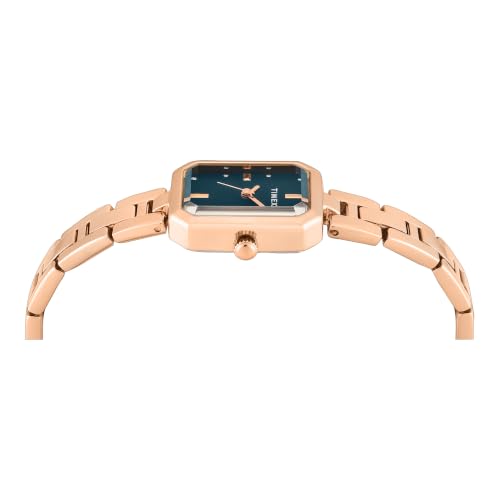 TIMEX Octogonal 20mm Teal Dial Analog Women Watch - TWEL29804