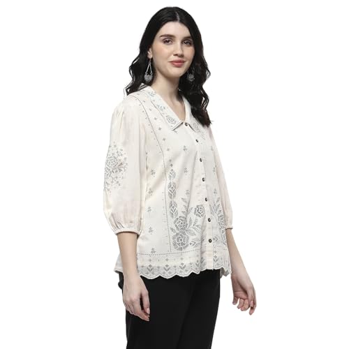 Rangriti Women Natural Viscose Blend Straight Kurti_34