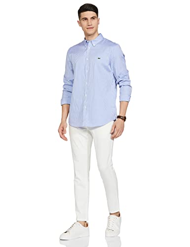 Lacoste Men's Regular Fit Shirts (Blue)