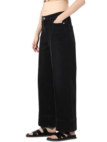ONLY Women's Slim Fit Black Jeans